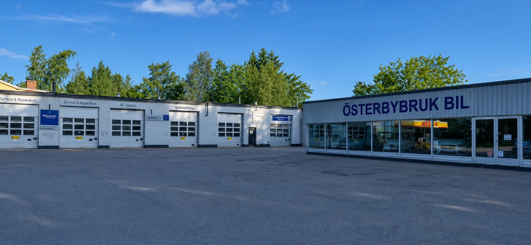 Österbybruk Bils verkstad och gård